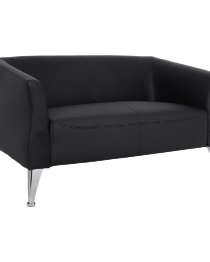 ΚΑΝΑΠΕΣ 2ΘΕΣΙΟΣ KIANA HM3122.21 ΜΕ ΜΑΥΡΟ PU 130x75x71 εκ.