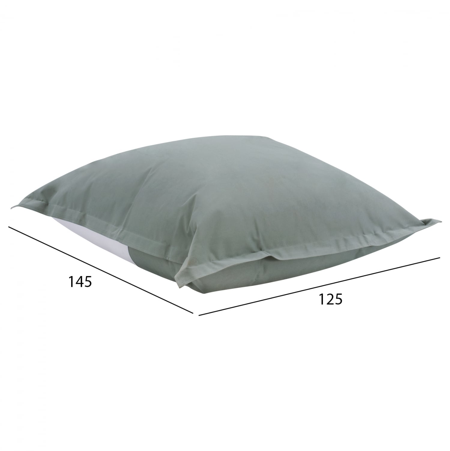 ΠΟΥΦ BLOOM ΜΑΞΙΛΑΡΑ ΘΑΛΑΣΣΗΣ HM5113.20 ΓΚΡΙ 125x145 εκ. - Image 4