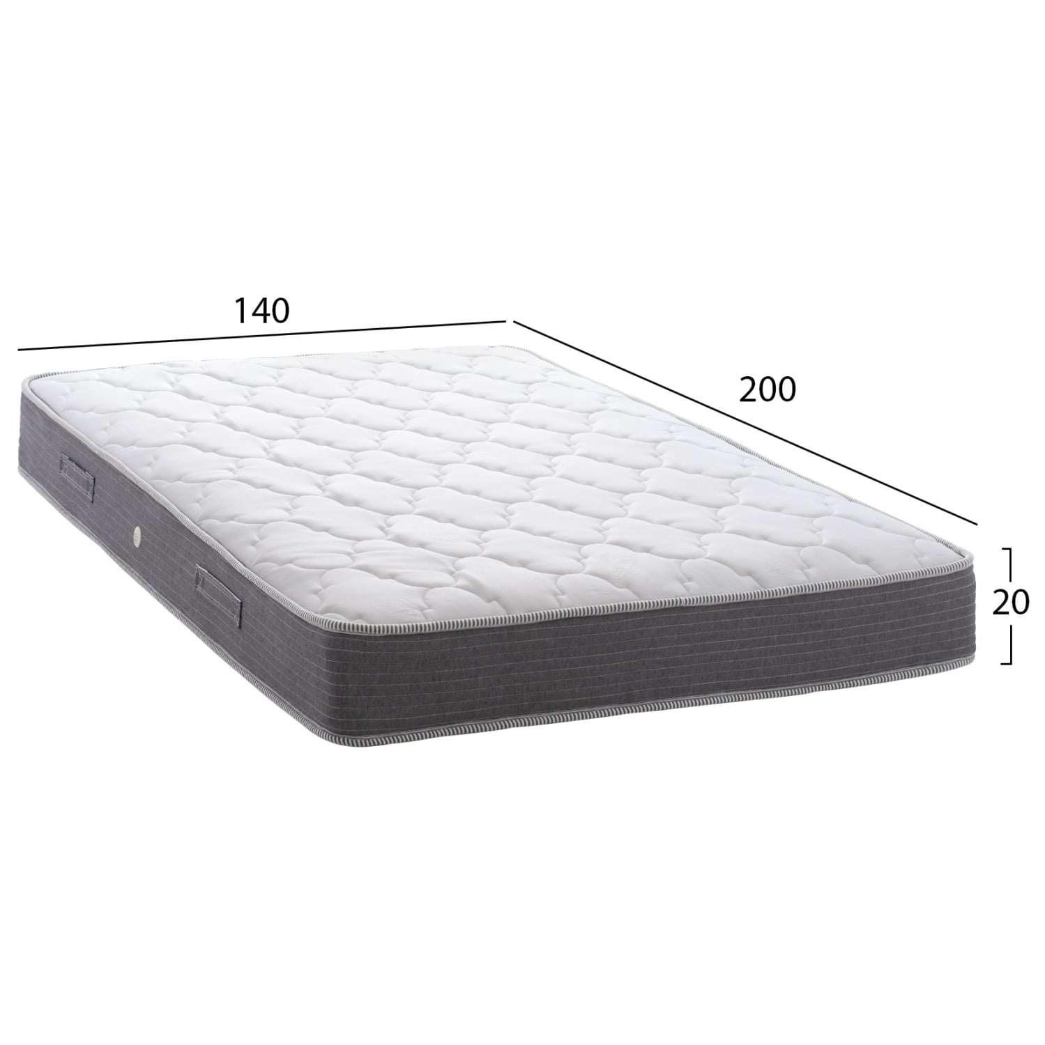 ΣΤΡΩΜΑ DREAMTOPIA ΣΕΙΡΑ LULLABY ALOE VERA HM655.140-200 BONNELL SPRING 140x200x20Y εκ. - Image 4