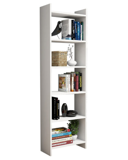 ΒΙΒΛΙΟΘΗΚΗ CLASSIKER HM9226.11 ΜΕΛΑΜΙΝΗΣ ΛΕΥΚH 48,5x22x160Υεκ.