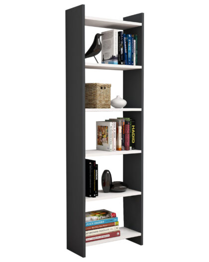 ΒΙΒΛΙΟΘΗΚΗ CLASSIKER HM9226.13 ΜΕΛΑΜΙΝΗΣ ΓΚΡΙ-ΛΕΥΚΟ 48,5x22x160Υεκ.