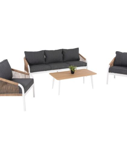 ΣΑΛΟΝΙ ΕΞΩΤ.ΧΩΡΟΥ 4ΤΜΧ MAERLY HM6056.01 ΑΛΟΥΜΙΝΙΟ ΛΕΥΚΟ-ΣΥΝΘ.ΣΧΟΙΝΙ-ΑΝΘΡΑΚΙ ΜΑΞΙΛΑΡΙΑ