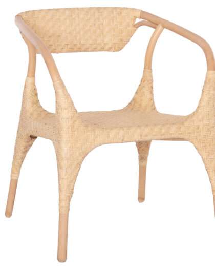 ΠΟΛΥΘΡΟΝΑ GABE ΕΣΩΤ.ΧΩΡΩΝ HM9956.01 ΦΥΣΙΚΟ RATTAN 62x60x79Υεκ.