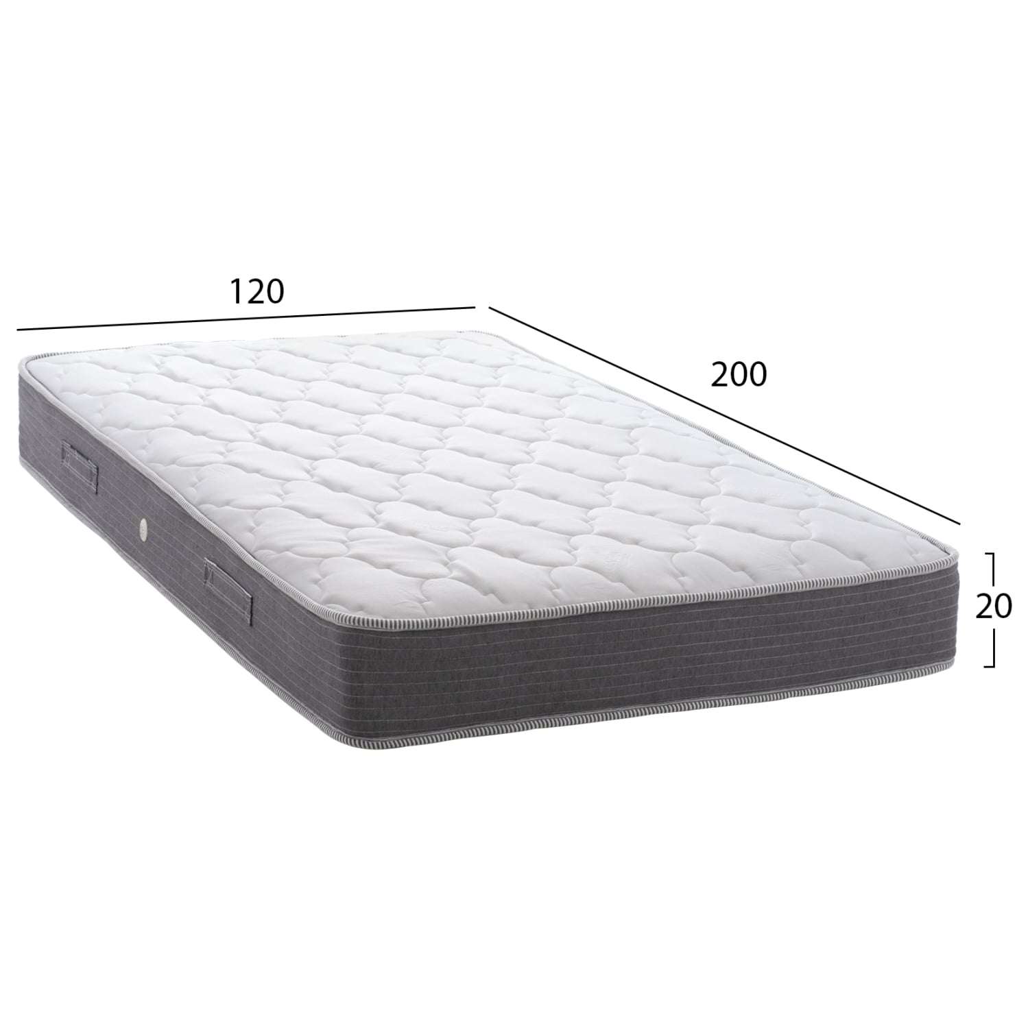 ΣΤΡΩΜΑ DREAMTOPIA ΣΕΙΡΑ LULLABY ALOE VERA HM655.120 BONNELL SPRING 120x200x20Y εκ. - Image 4